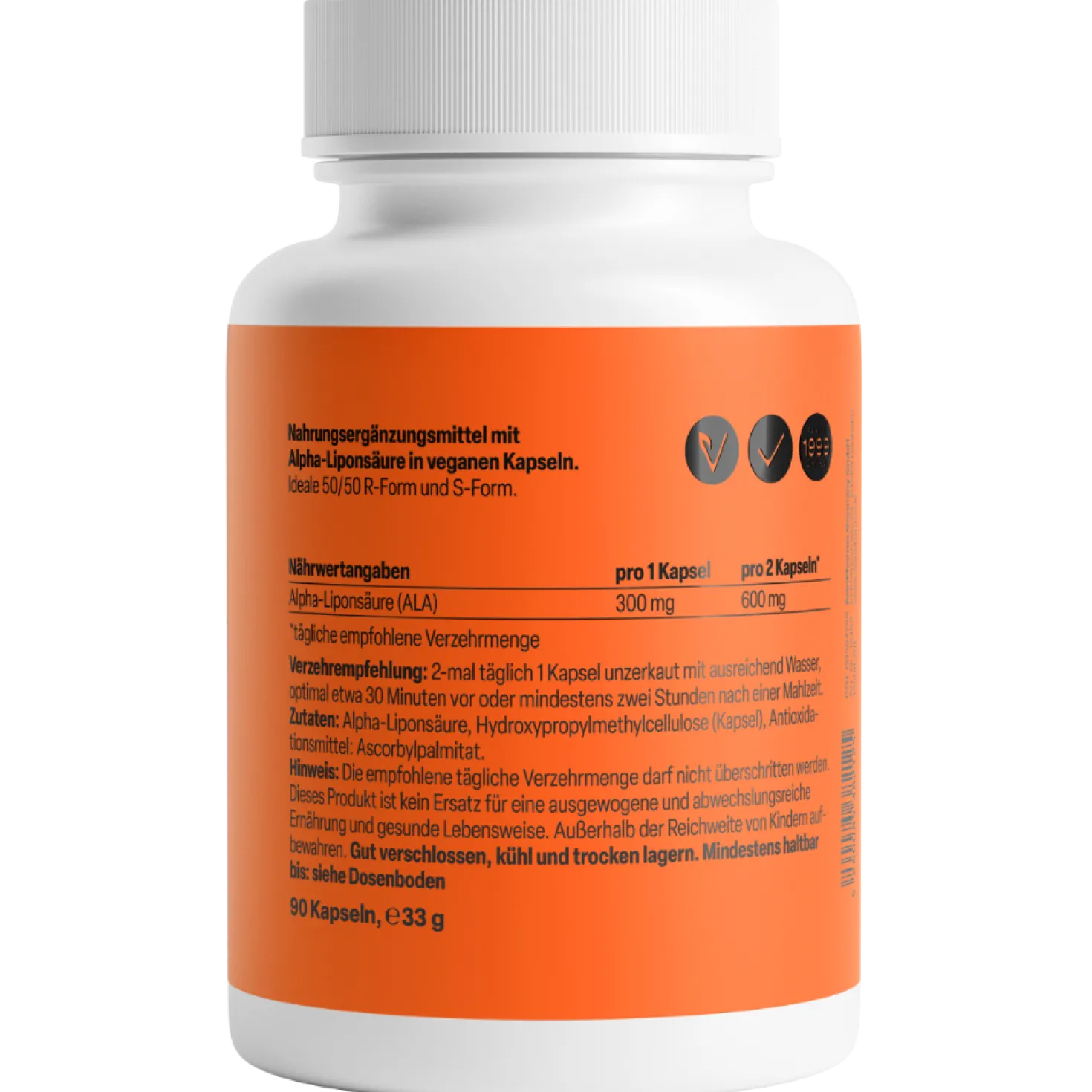 Alpha-Liponsäure 300mg (90 Kapseln)