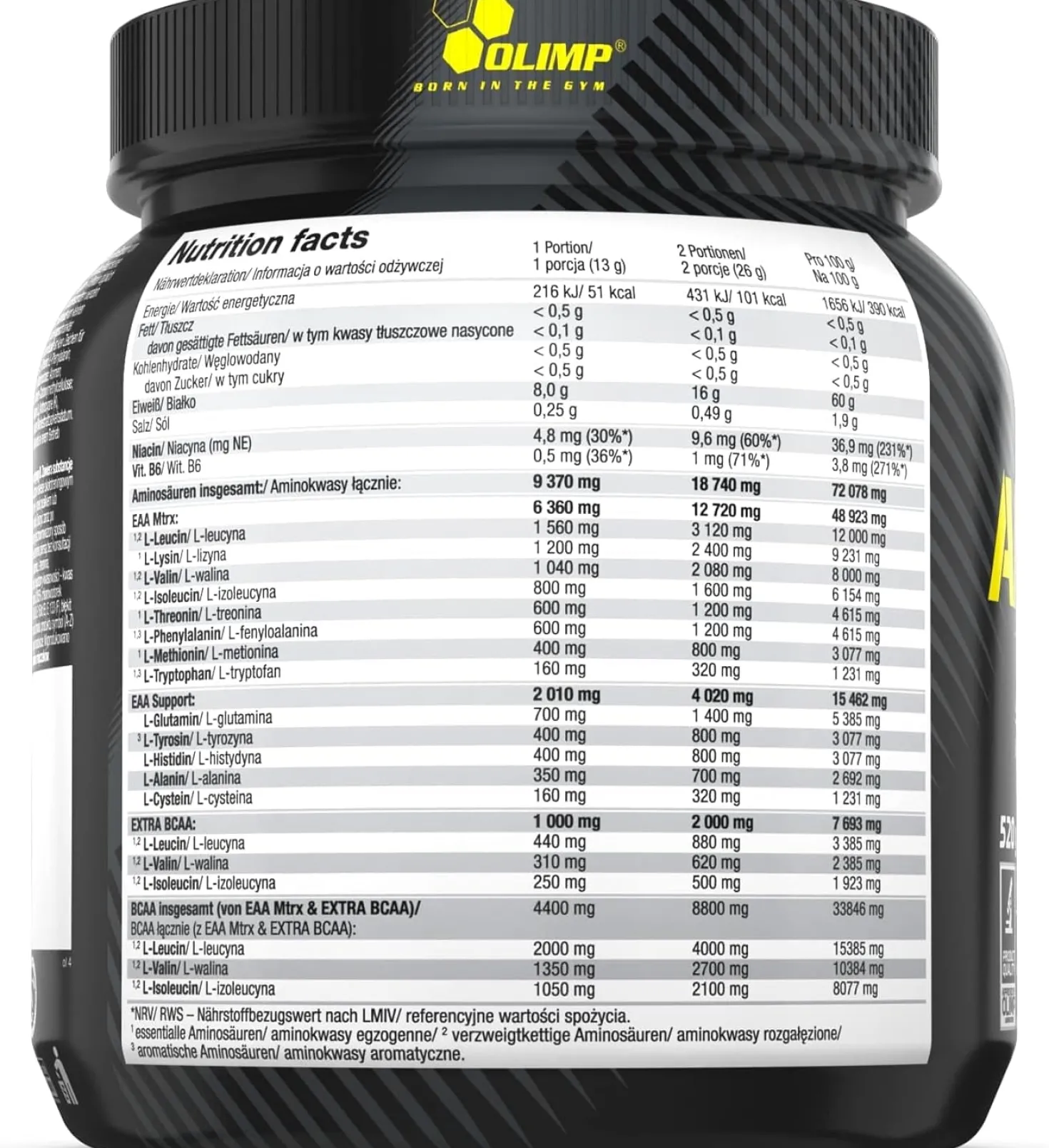 Amino EAA Xplode (520g)