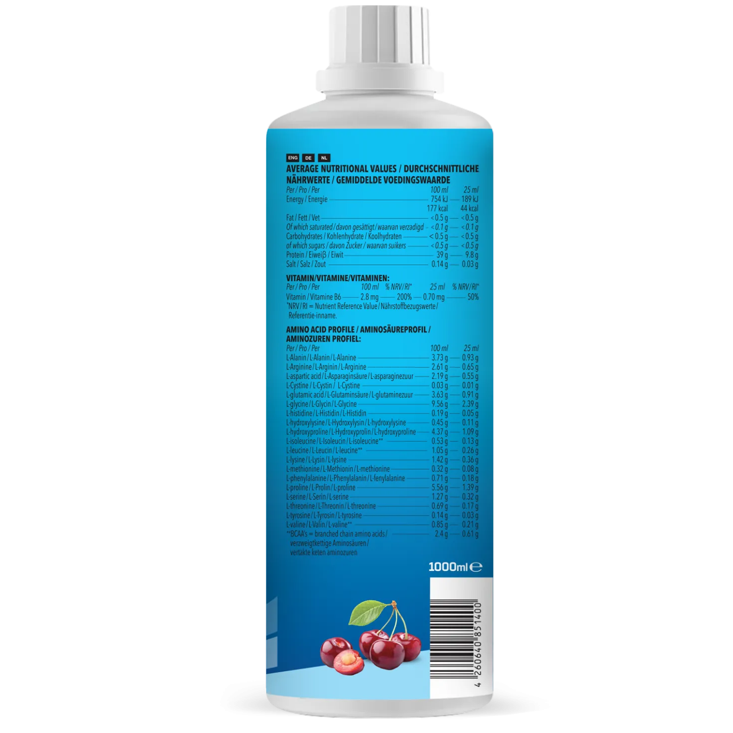 Amino Liquid Cherry Berry (1000ml)