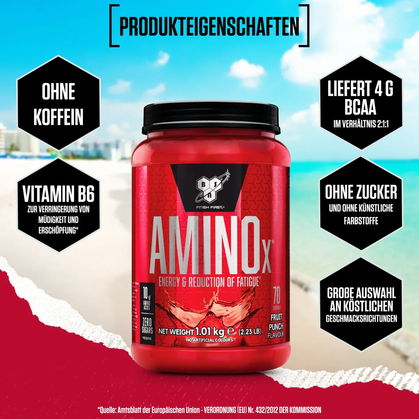 Amino X Aminosäuren BCAA (1000g)