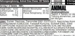Animal Creatine Chews (120 Kautabletten)