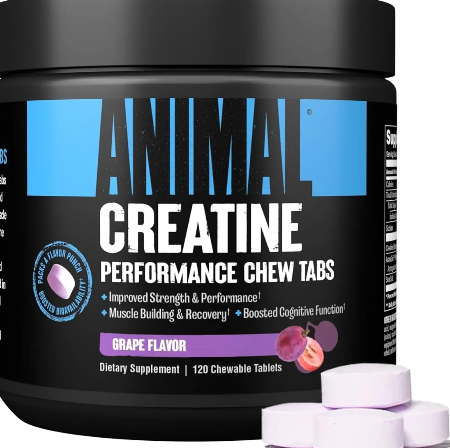 Animal Creatine Chews (120 Kautabletten)