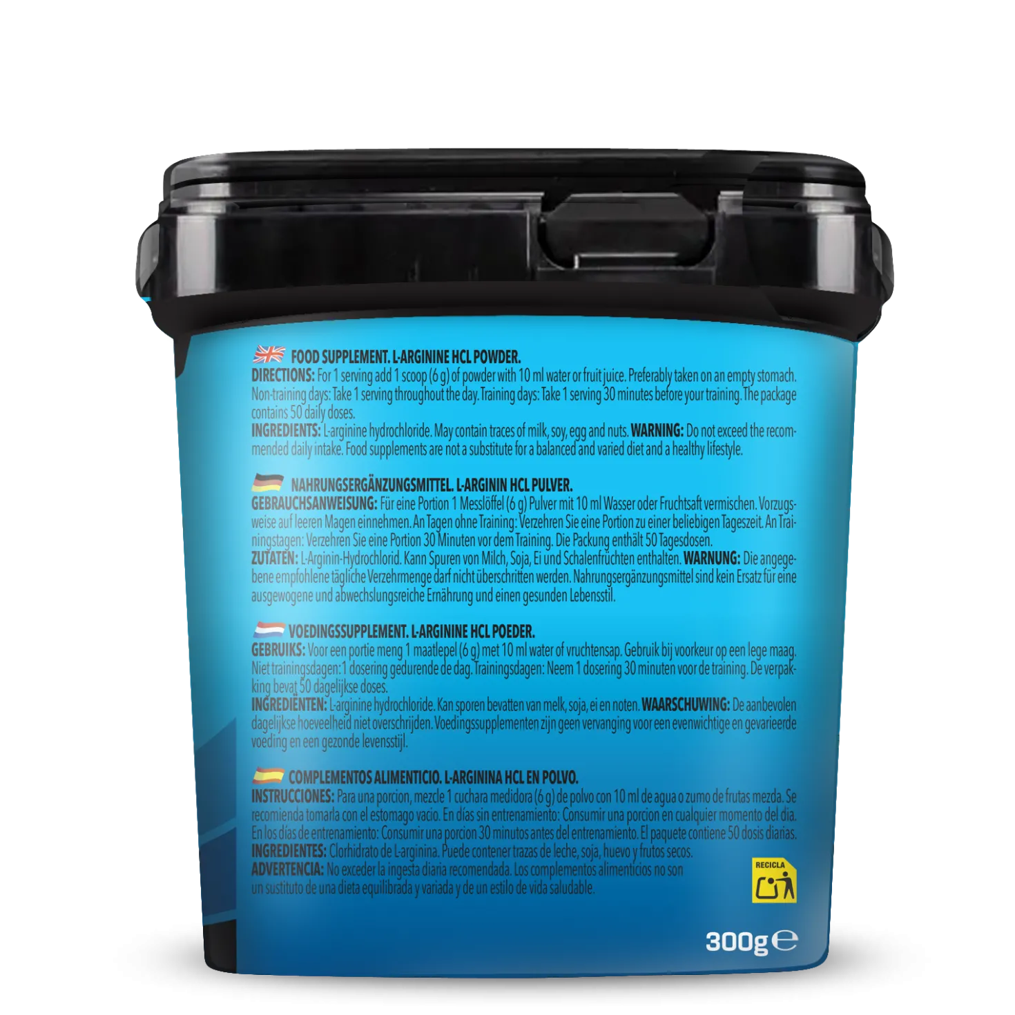 Arginine HCl Powder (300g)