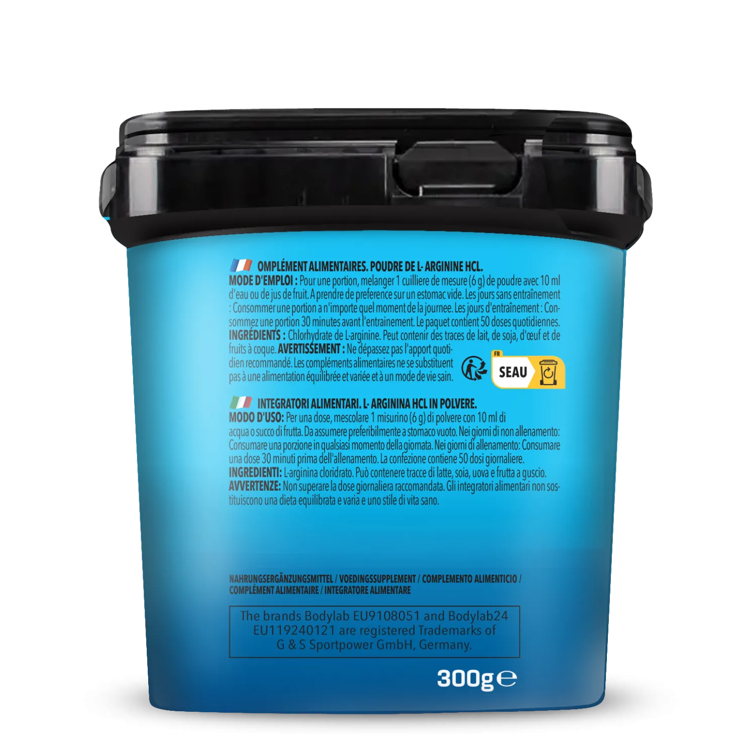 Arginine HCl Powder (300g)