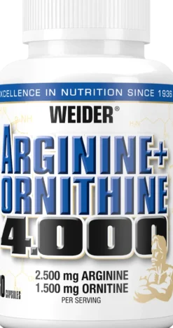 Arginine + Ornithine 4.000 (180 Kapseln)