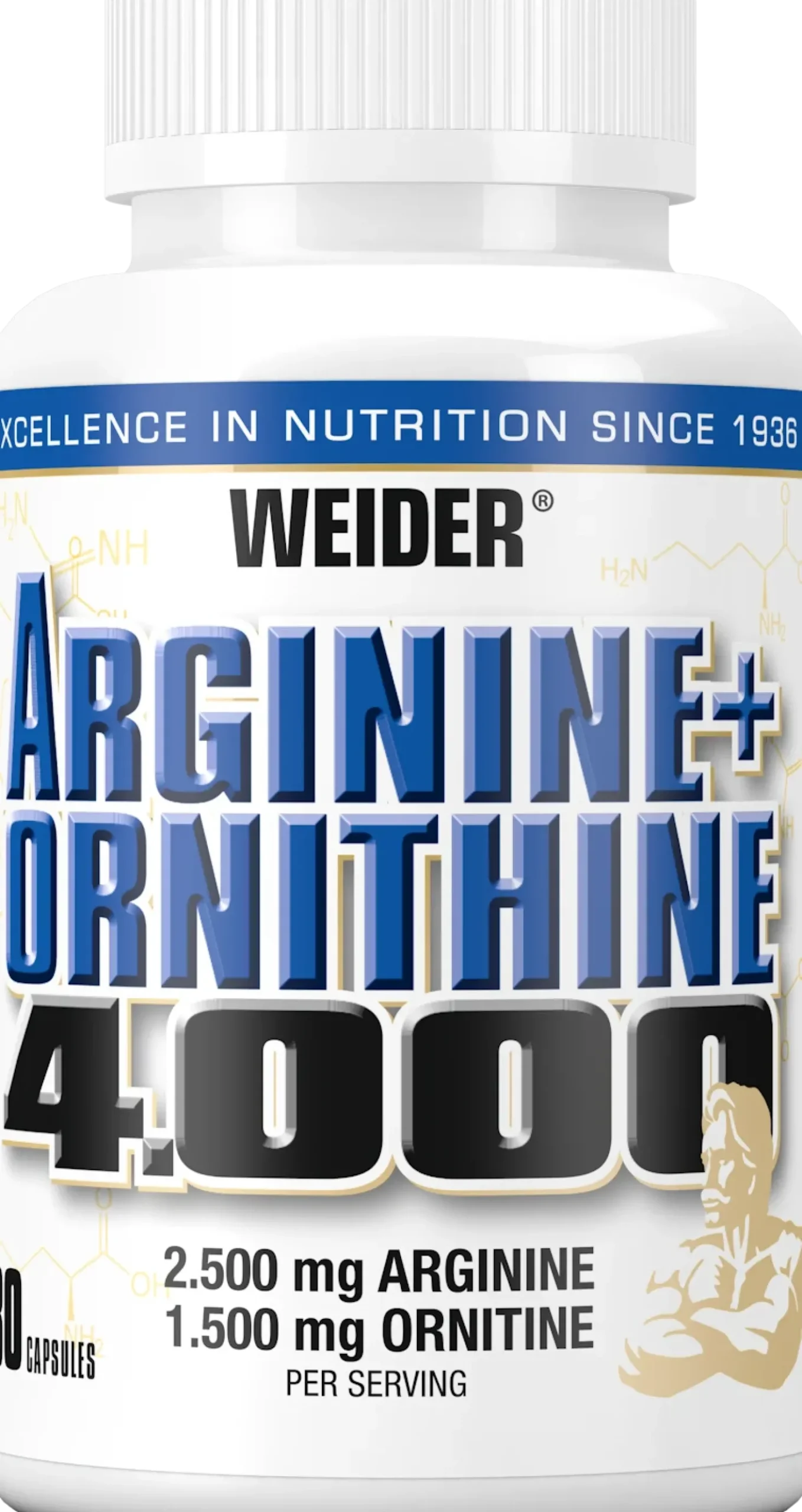 Arginine + Ornithine 4.000 (180 Kapseln)