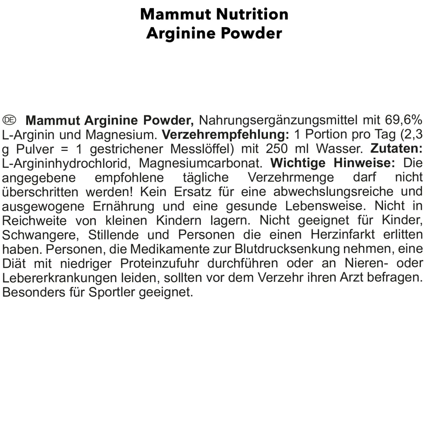 Arginin (300g)