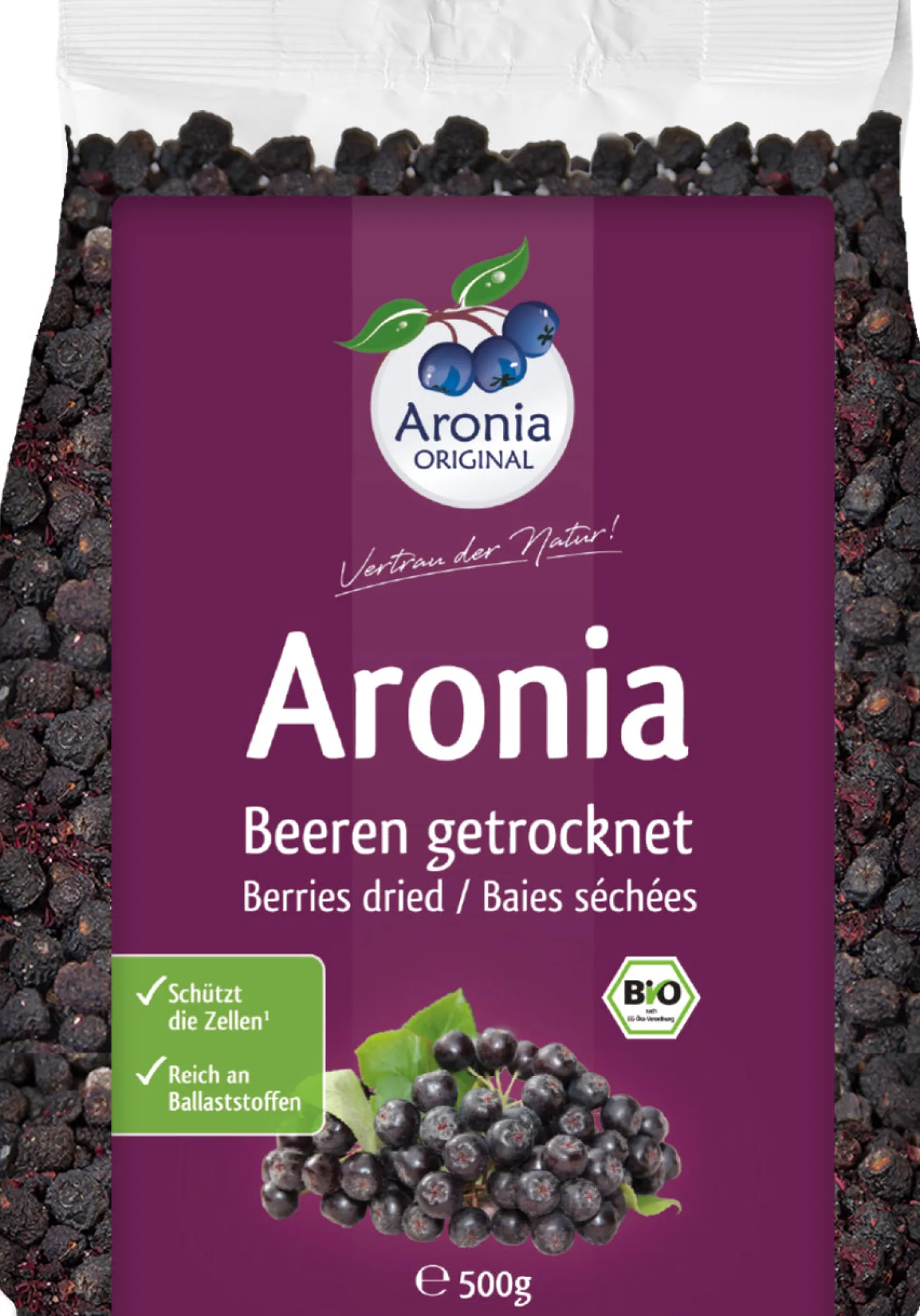Aroniabeeren getrocknet bio (500g)