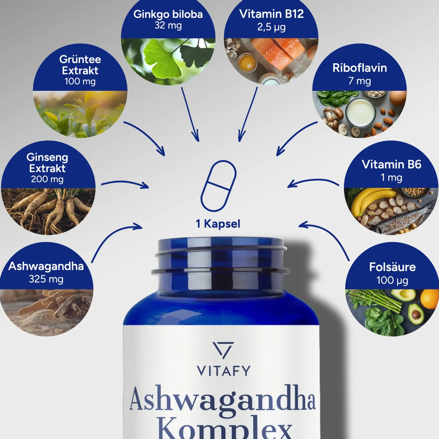 Ashwagandha Komplex (60 Kapseln)