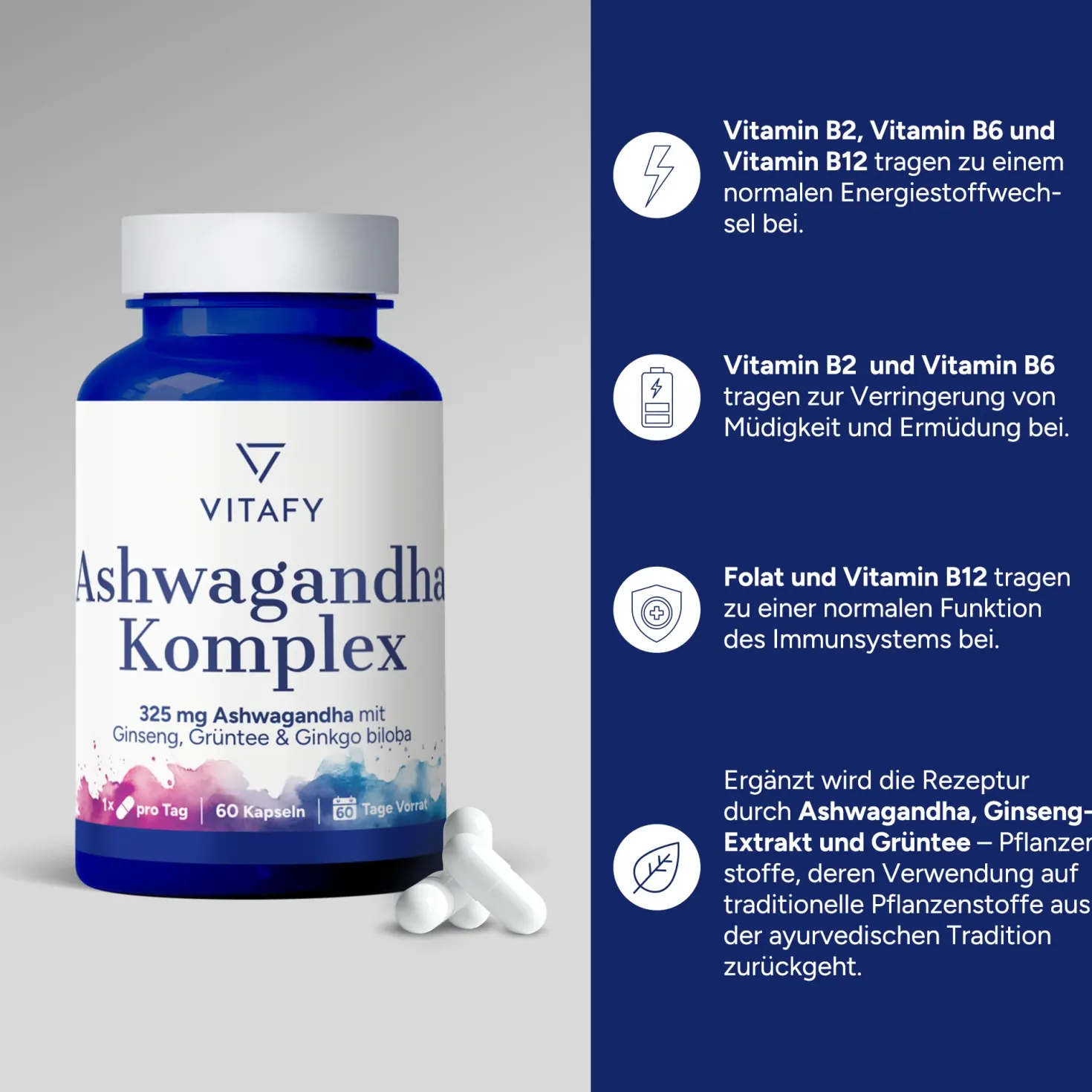 Ashwagandha Komplex (60 Kapseln)