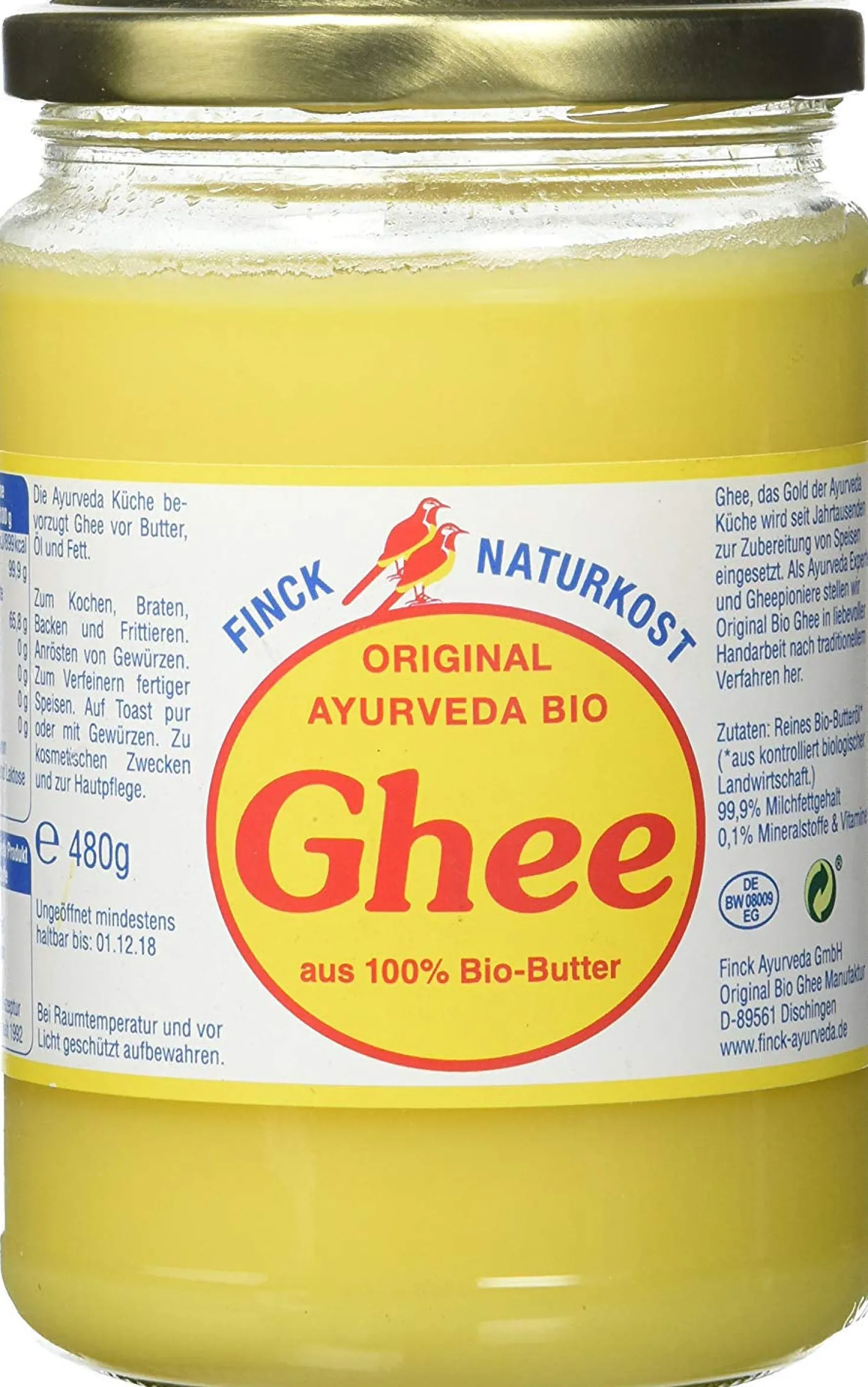 Ayurveda Bio Ghee (480g)