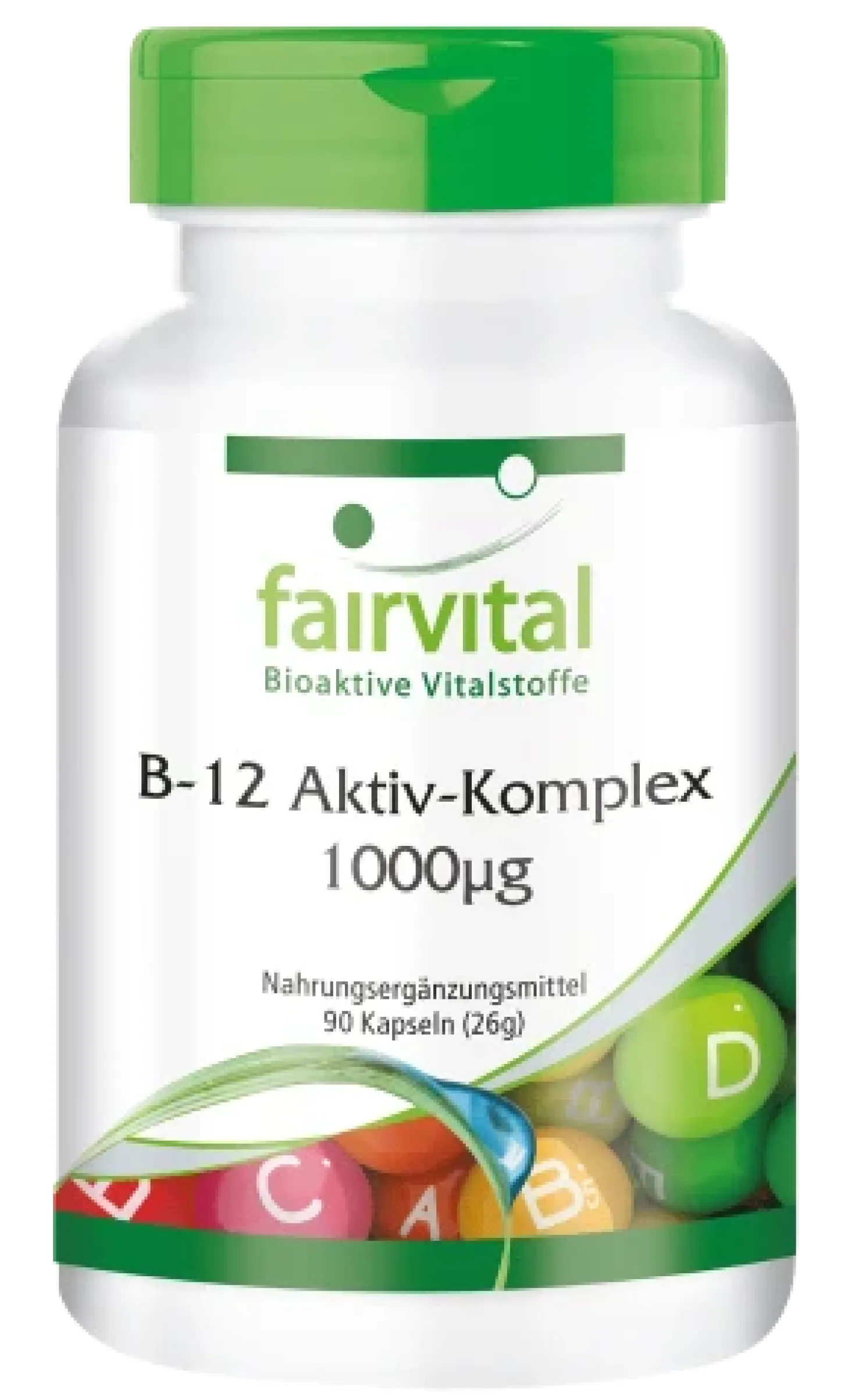 B-12 Aktiv-Komplex 1000µg (90 Kapseln)