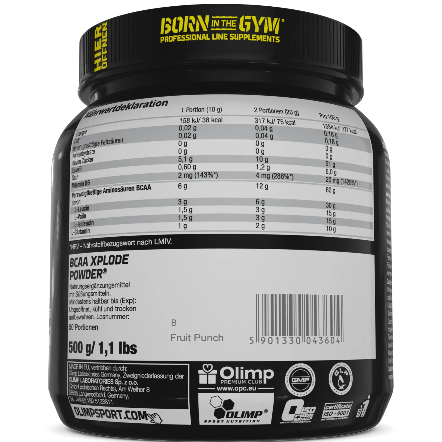 BCAA Xplode Powder (500g)