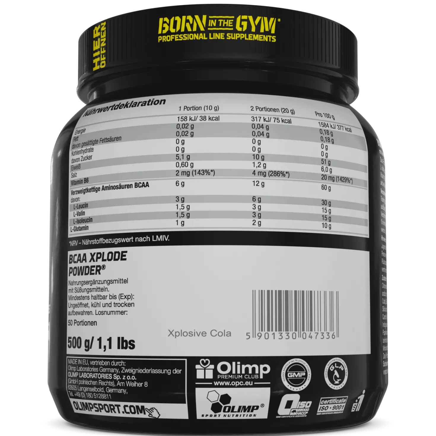 BCAA Xplode Powder (500g)