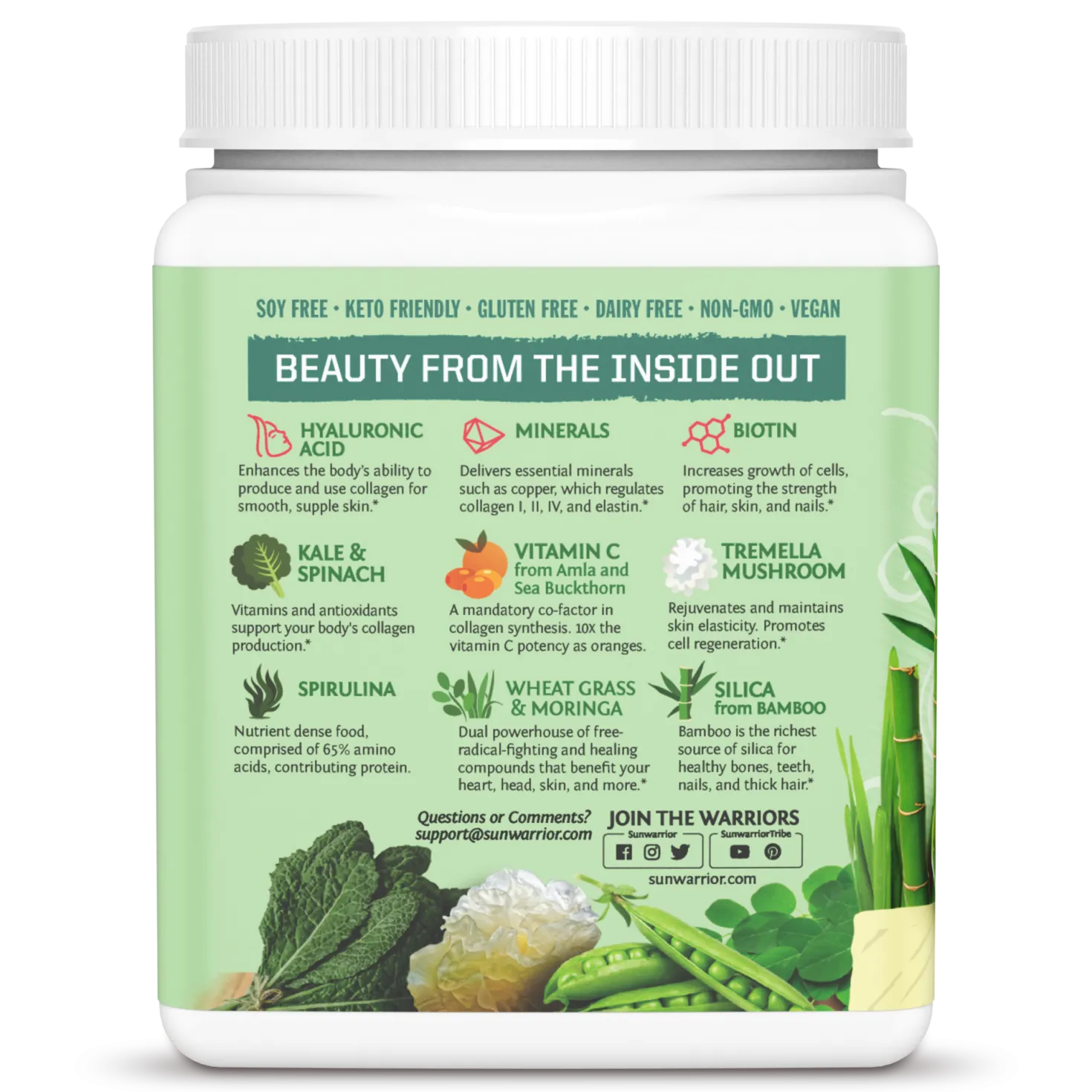 Beauty Greens Collagen Piña Colada (300g)