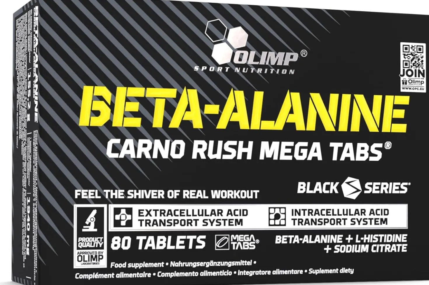 Beta Alanine Carno Rush Mega Tabs (80 Tabletten)