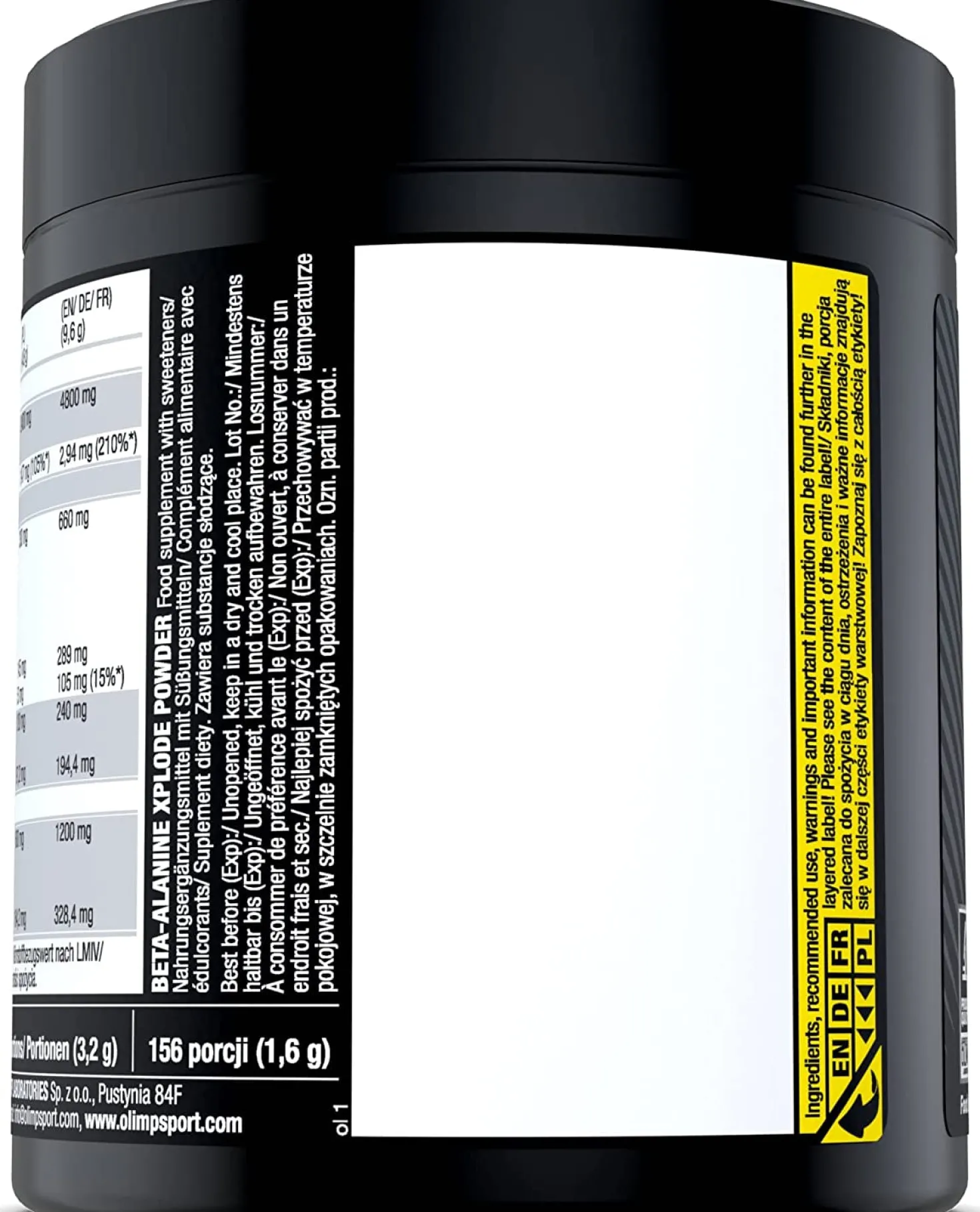 Beta-Alanine Xplode Powder - 250g - Orange