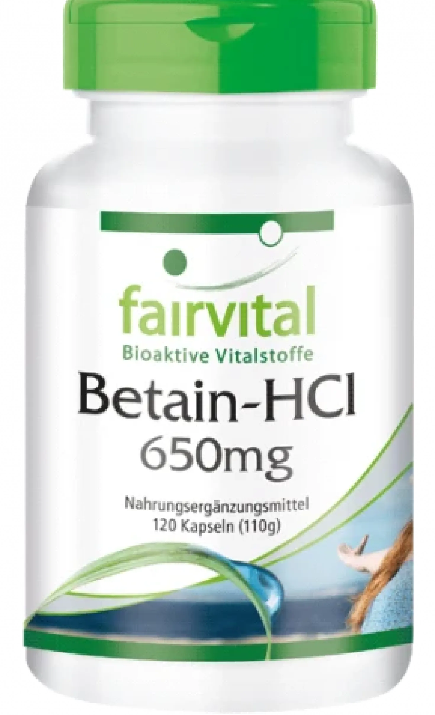 Betain HCL 650mg (120 Kapseln)