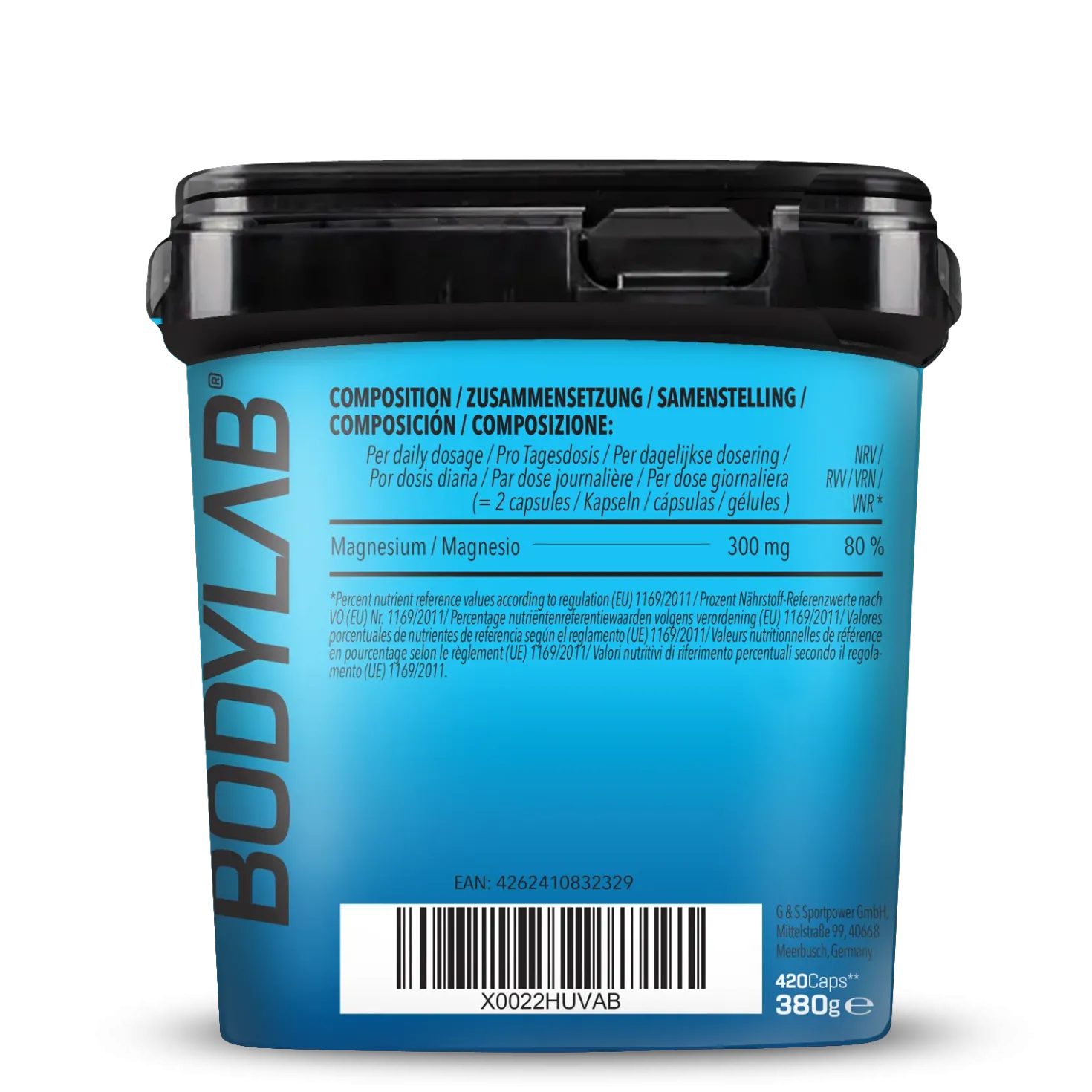 BIG PACK Magnesium Bisglycinate (420 Kapseln)