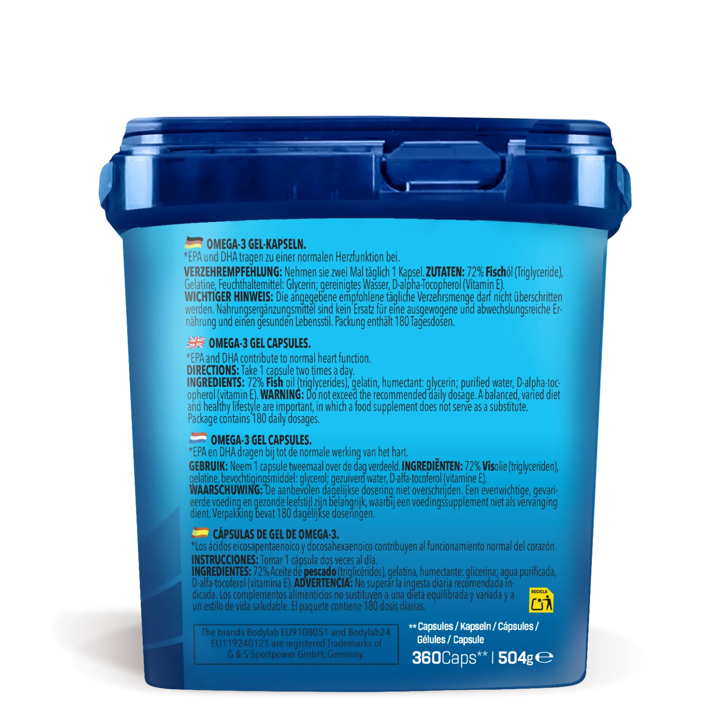 BIG PACK Omega-3 (360 Kapseln)