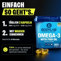 BIG PACK Omega-3 (360 Kapseln)