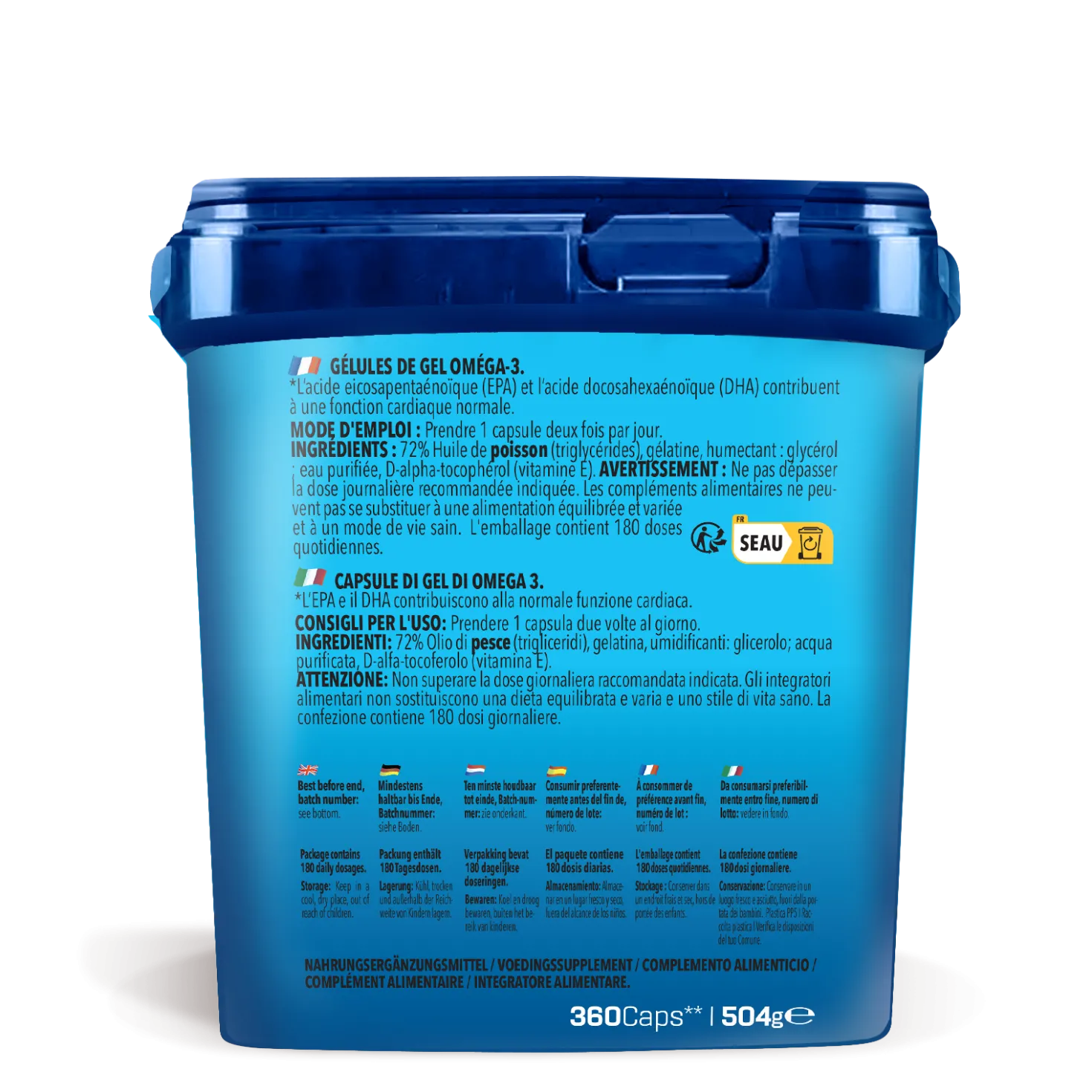 BIG PACK Omega-3 (360 Kapseln)