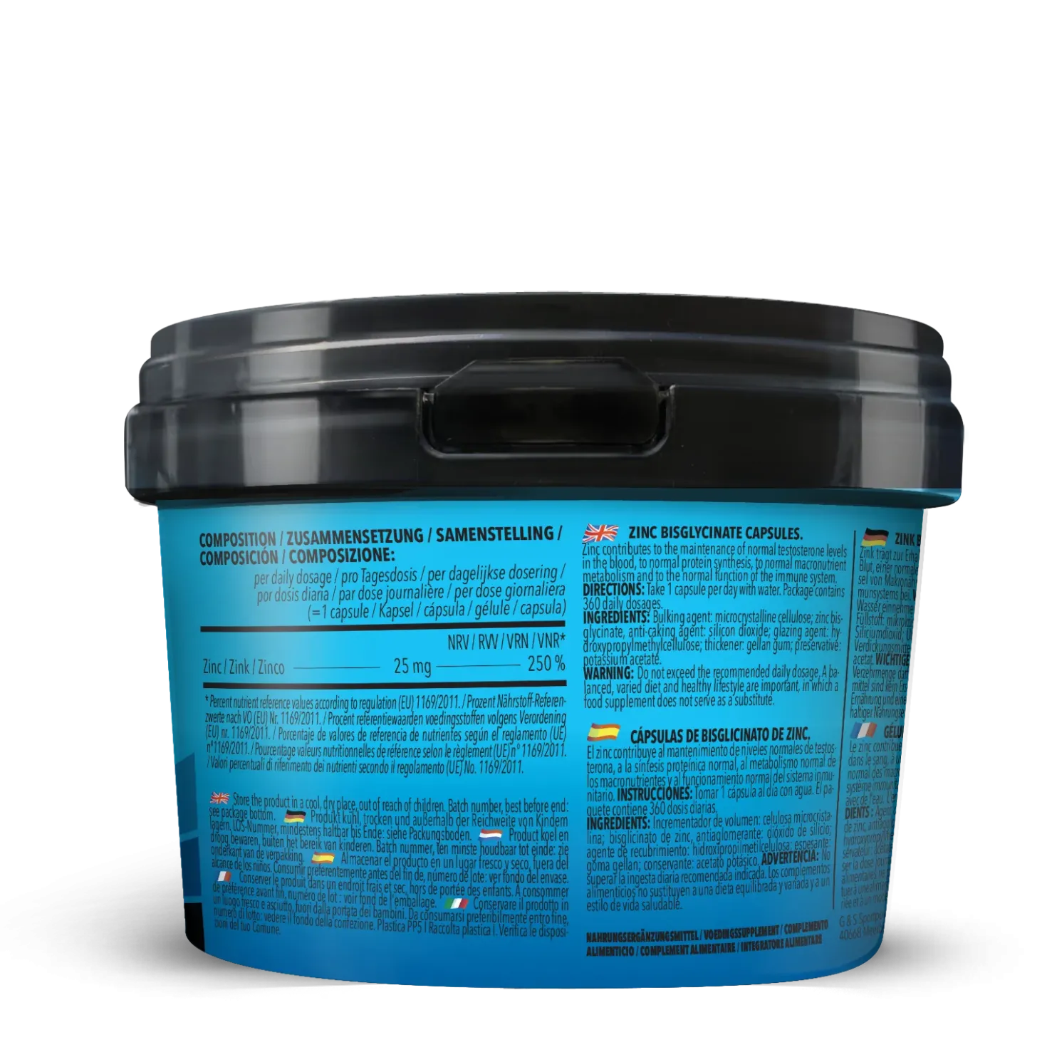 BIG PACK Zinc Bisglycinat (360 Kapseln)