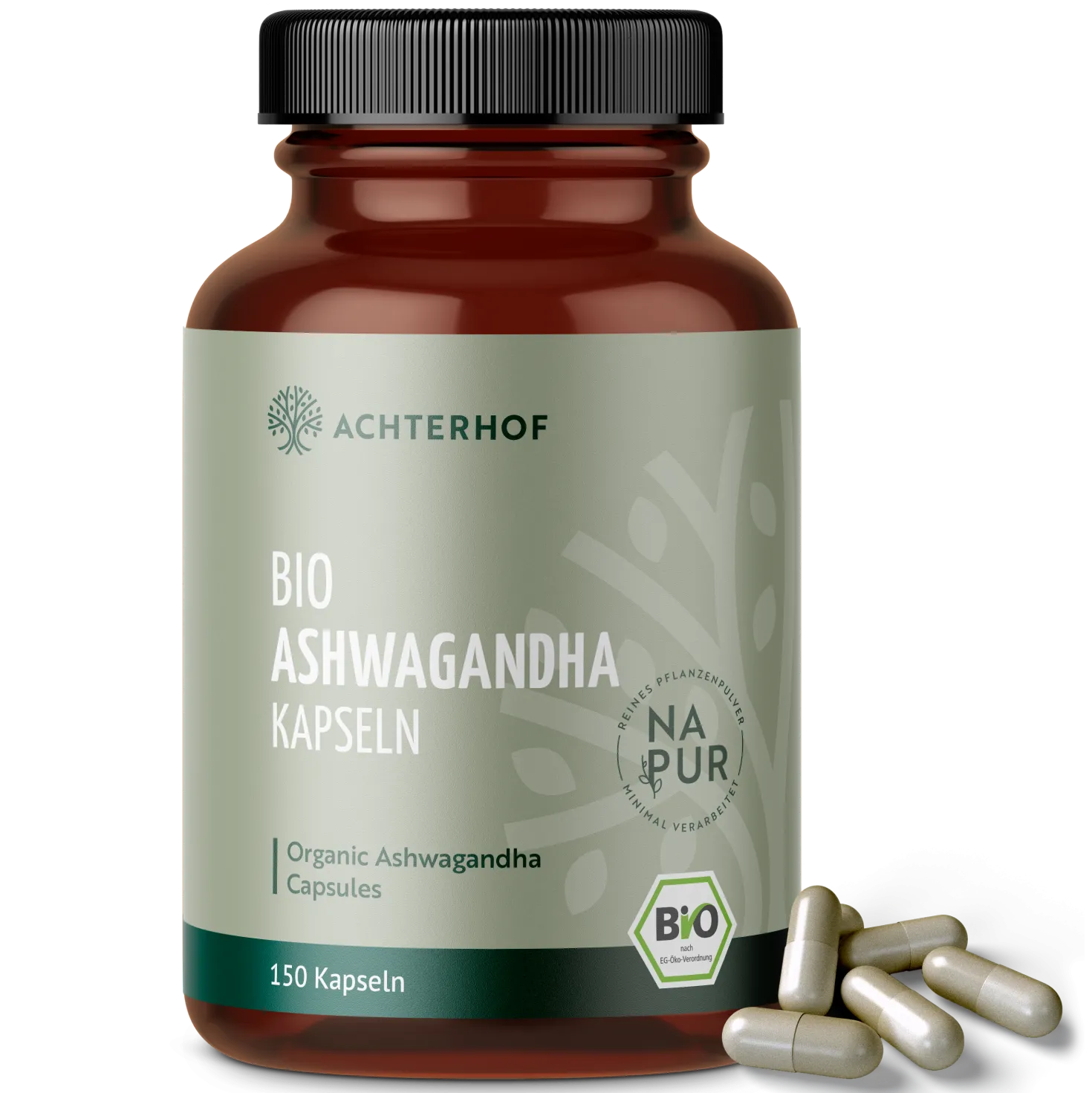 Bio Ashwagandha Kapseln (150 Kapseln)