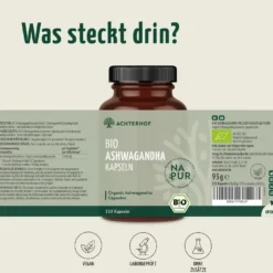 Bio Ashwagandha Kapseln (150 Kapseln)