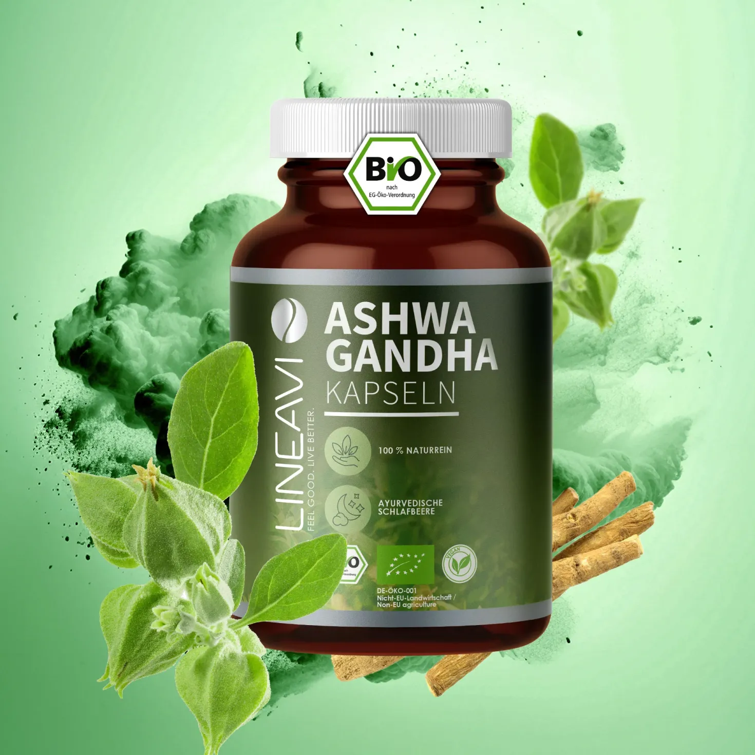Bio Ashwagandha Kapseln (150 Kapseln)