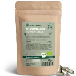 Bio Ashwagandha Kapseln Nachfüllpack (400 Kapseln)