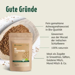 Bio Ashwagandha Pulver (1000g)