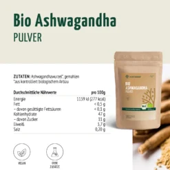 Bio Ashwagandha Pulver (1000g)