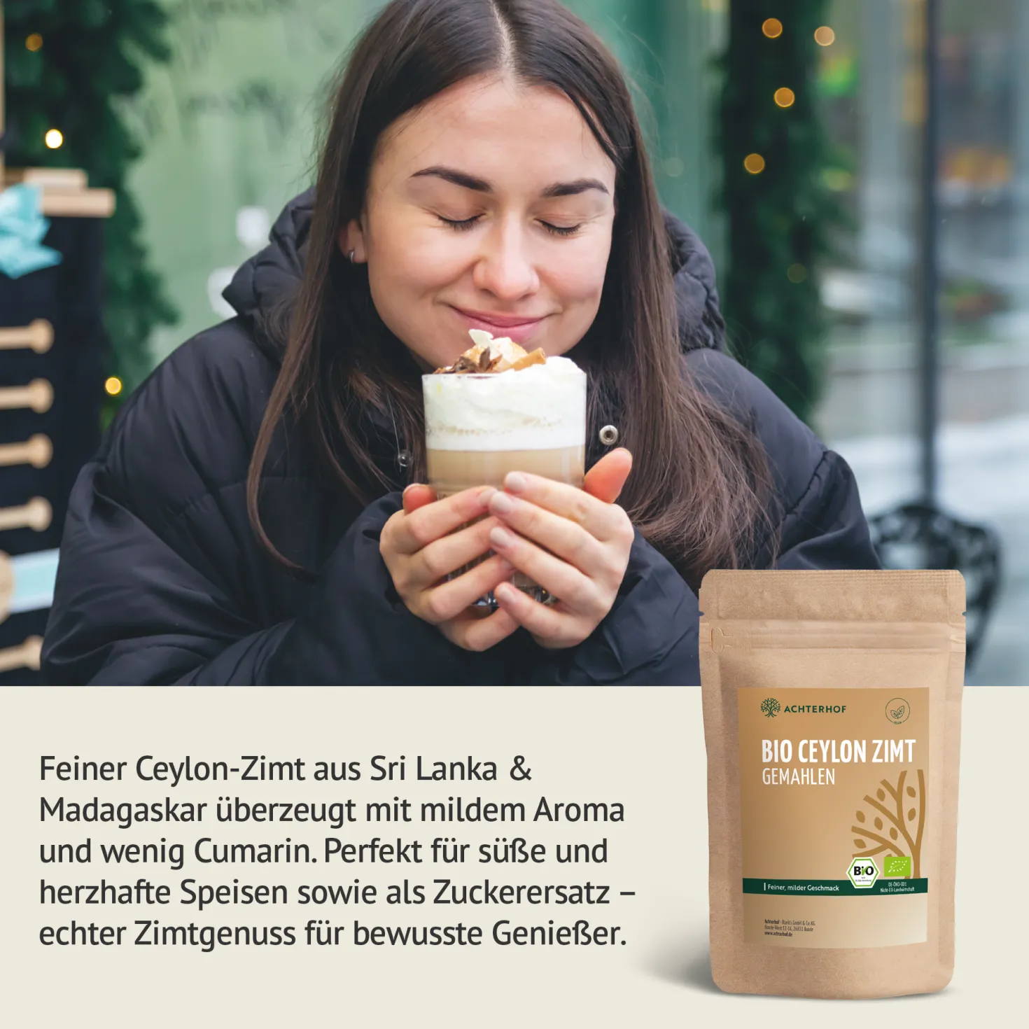 Bio Ceylon Zimt gemahlen (1000g)