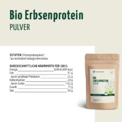 Bio Erbsenprotein Pulver (500g)
