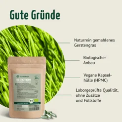 Bio Gerstengras Kapseln Nachfüllpack (400 Kapseln)