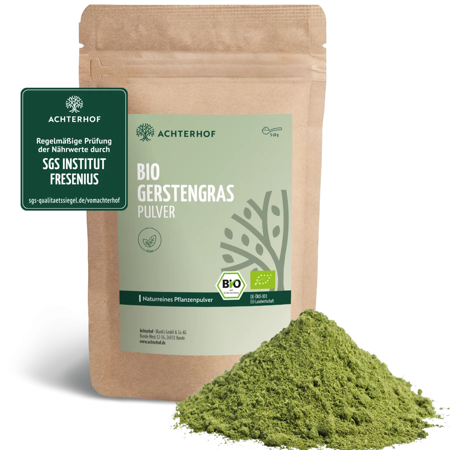 Bio Gerstengras Pulver (1000g)