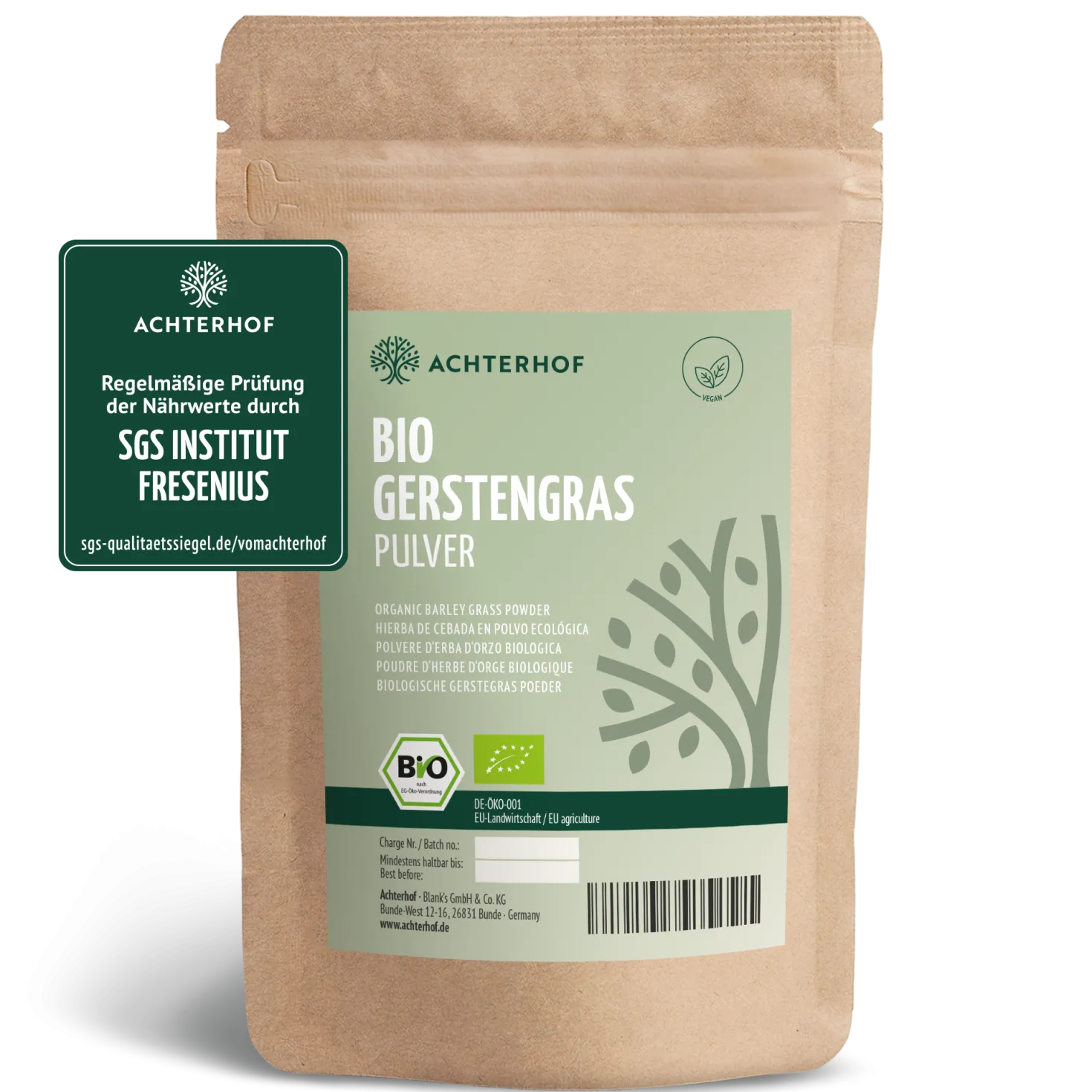 Bio Gerstengras Pulver (500g)