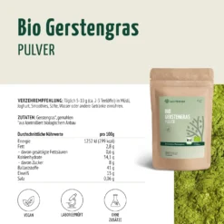 Bio Gerstengras Pulver (500g)