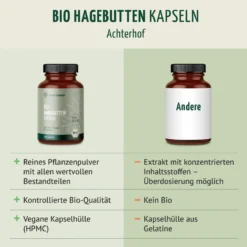 Bio Hagebutten Kapseln (180 Kapseln)