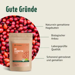Bio Hagebutten Pulver (1000g)