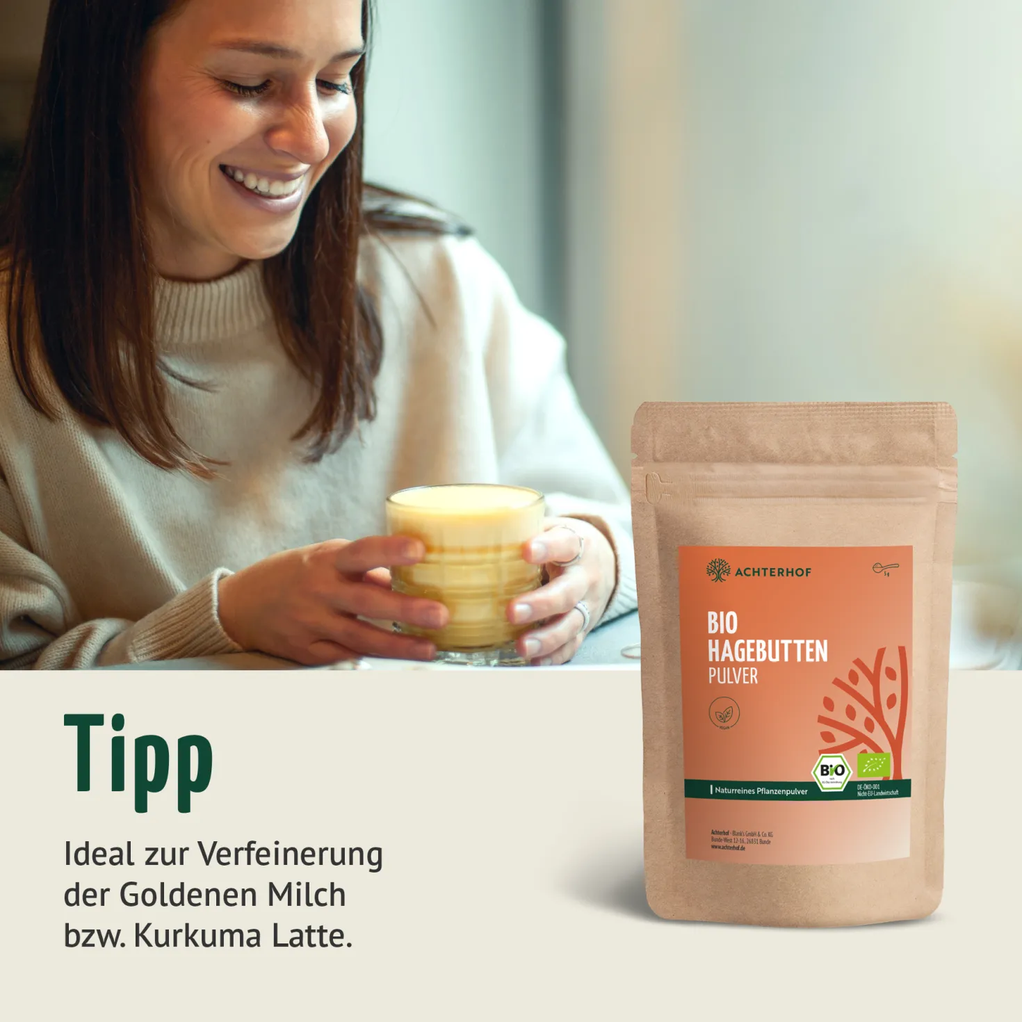 Bio Hagebutten Pulver (1000g)