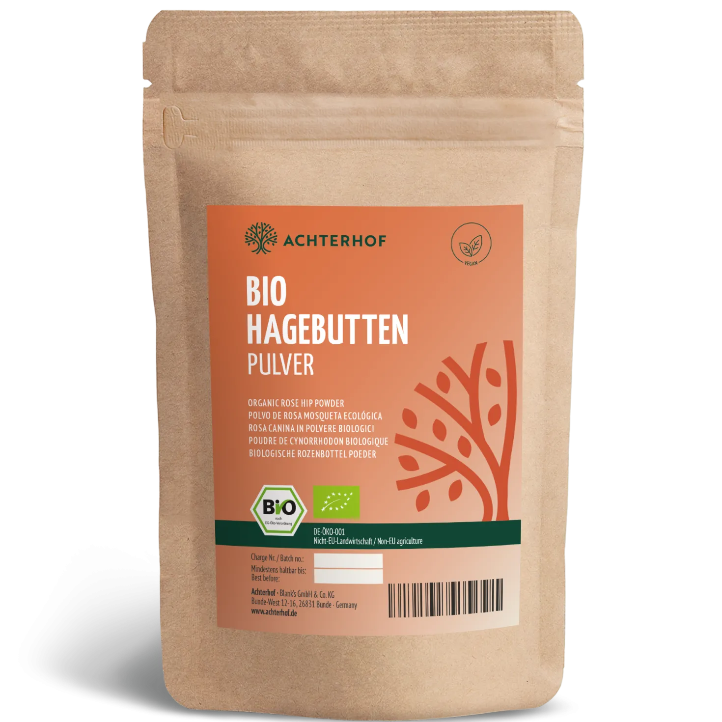 Bio Hagebutten Pulver (1000g)