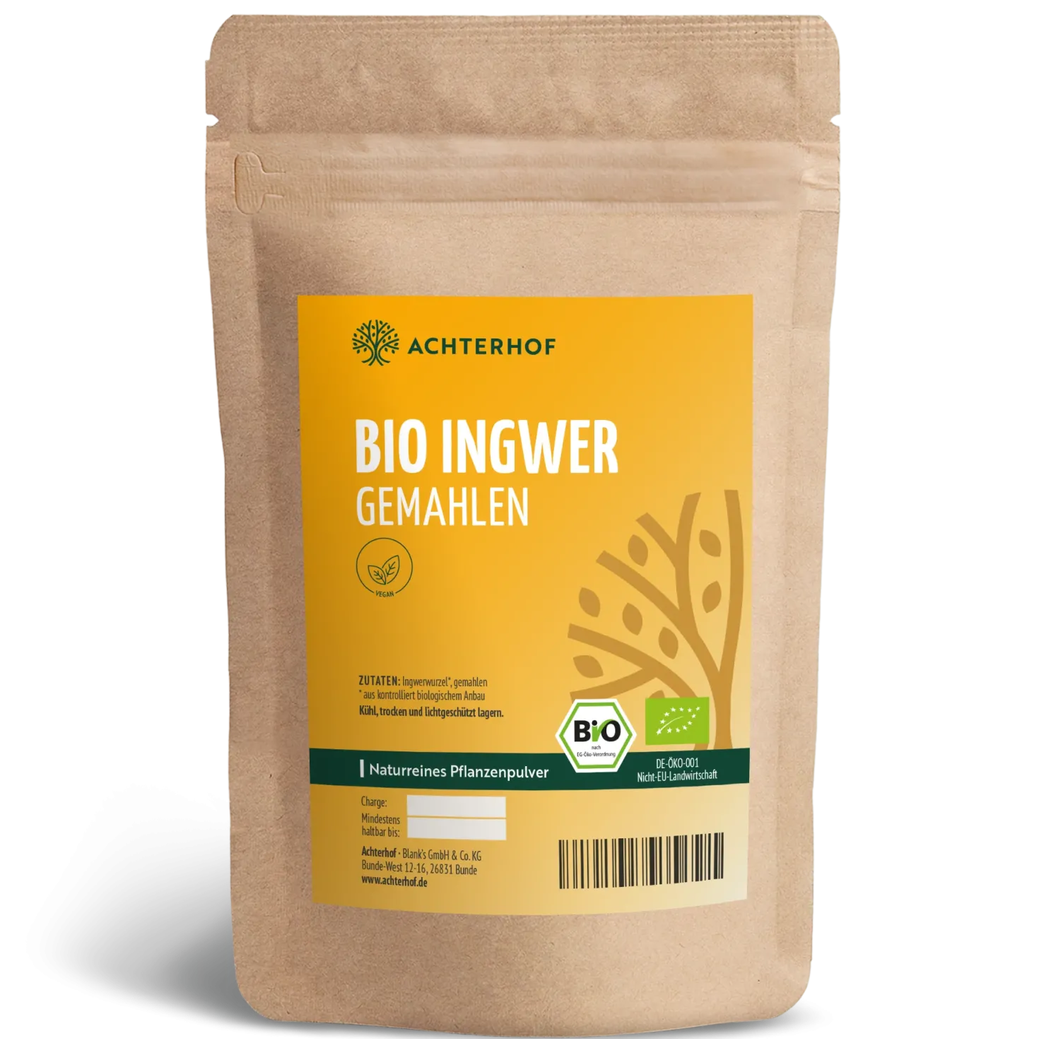 Bio Ingwer gemahlen (500g)