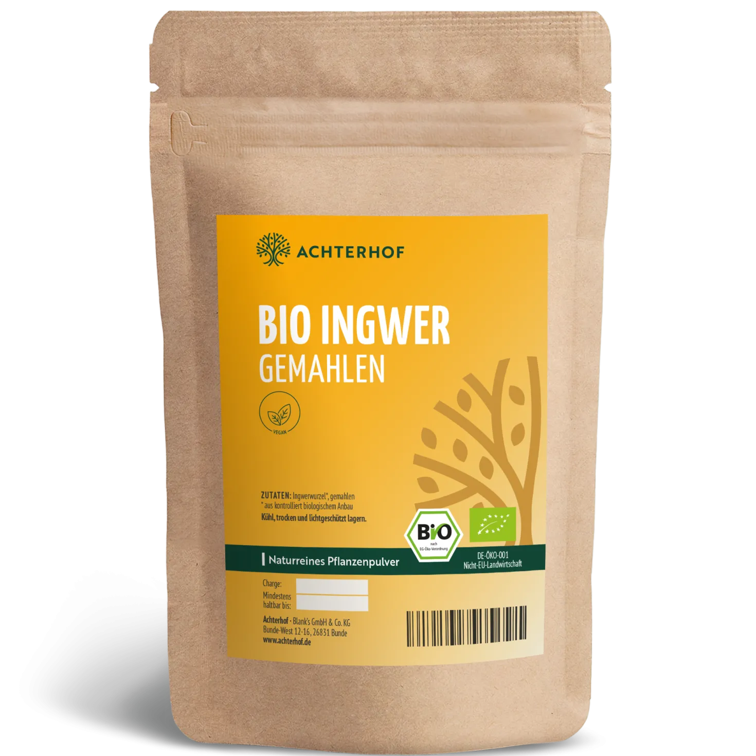 Bio Ingwer gemahlen (1000g)