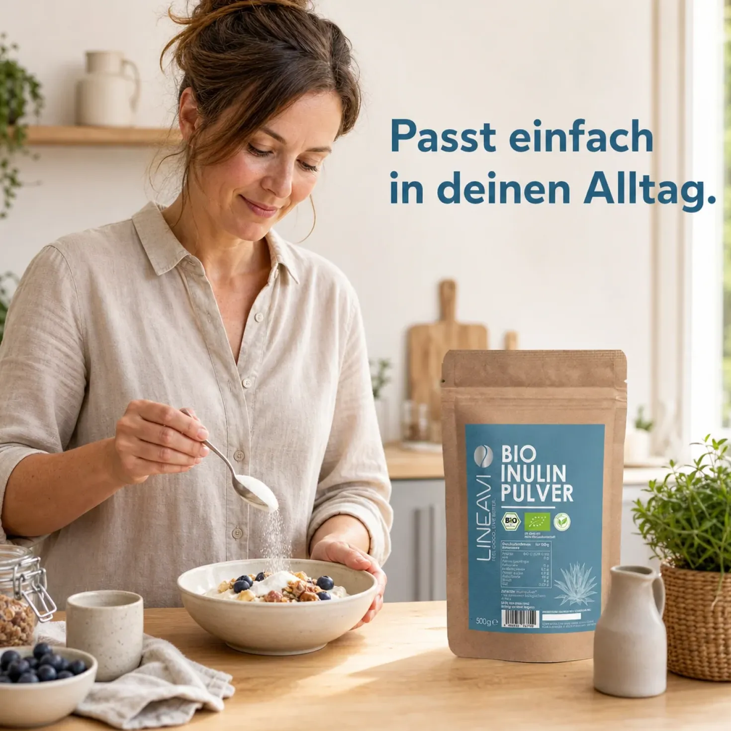 Bio Inulinpulver Agave (500g)