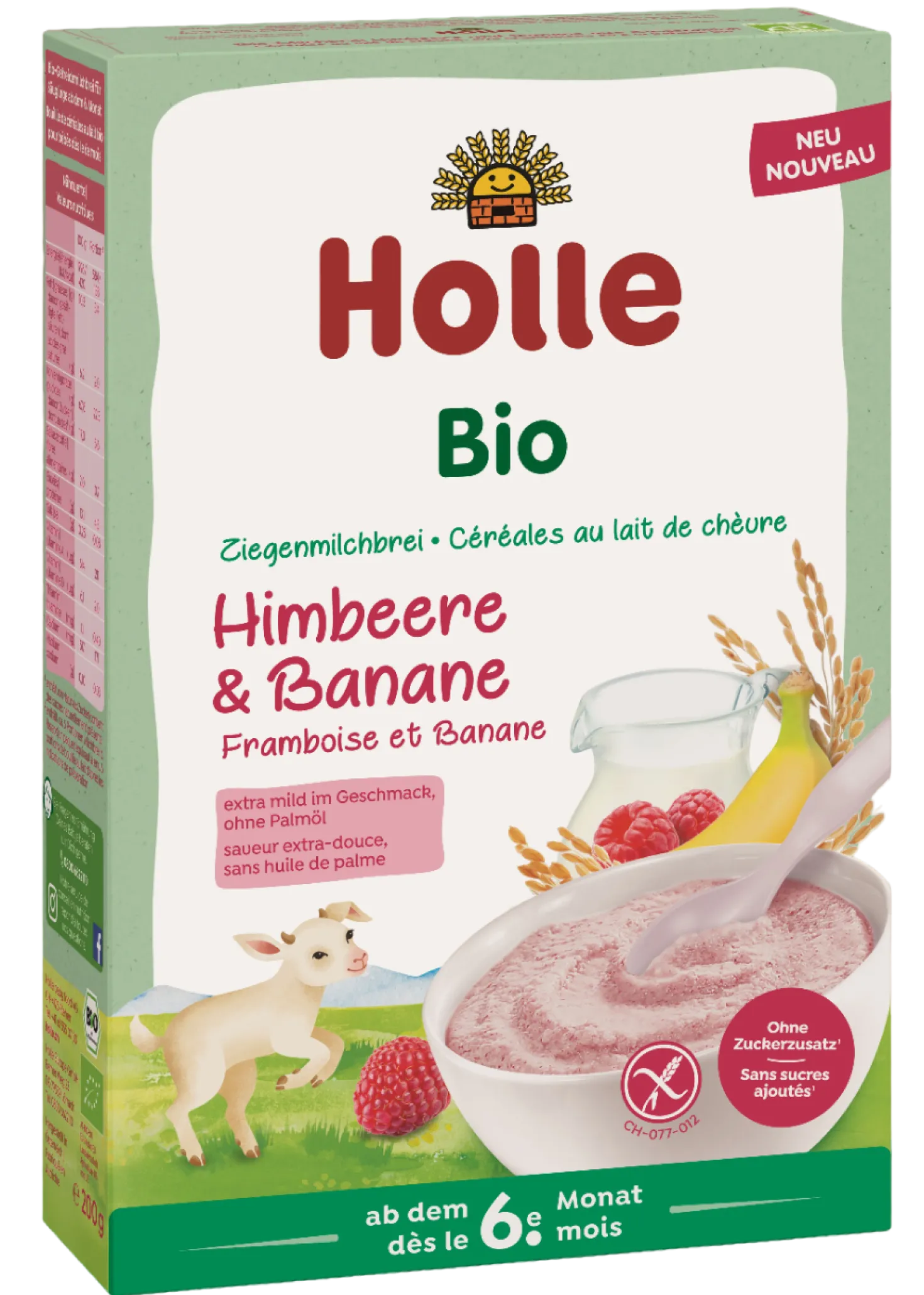 Bio-Milchbrei aus Ziegenmilch ab dem 6. Monat (200g)