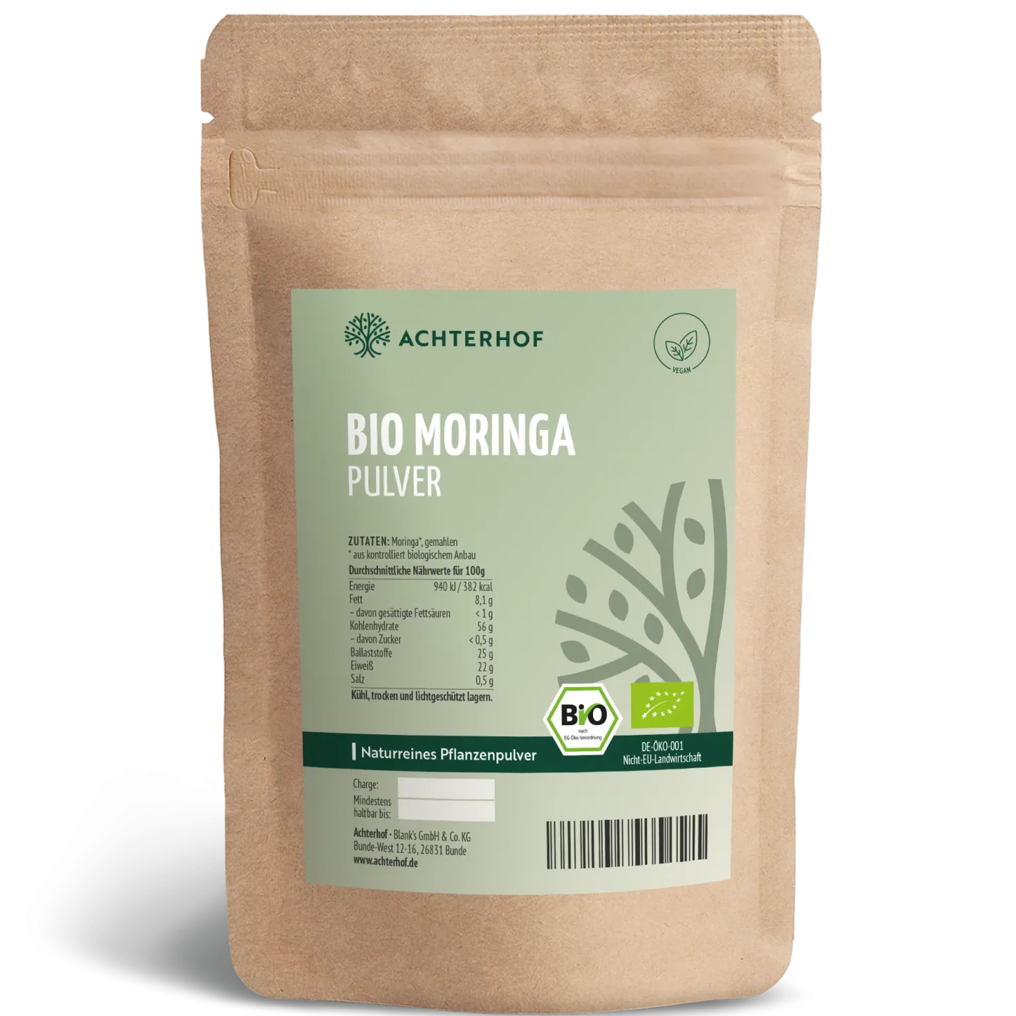 Bio Moringa Pulver (500g)