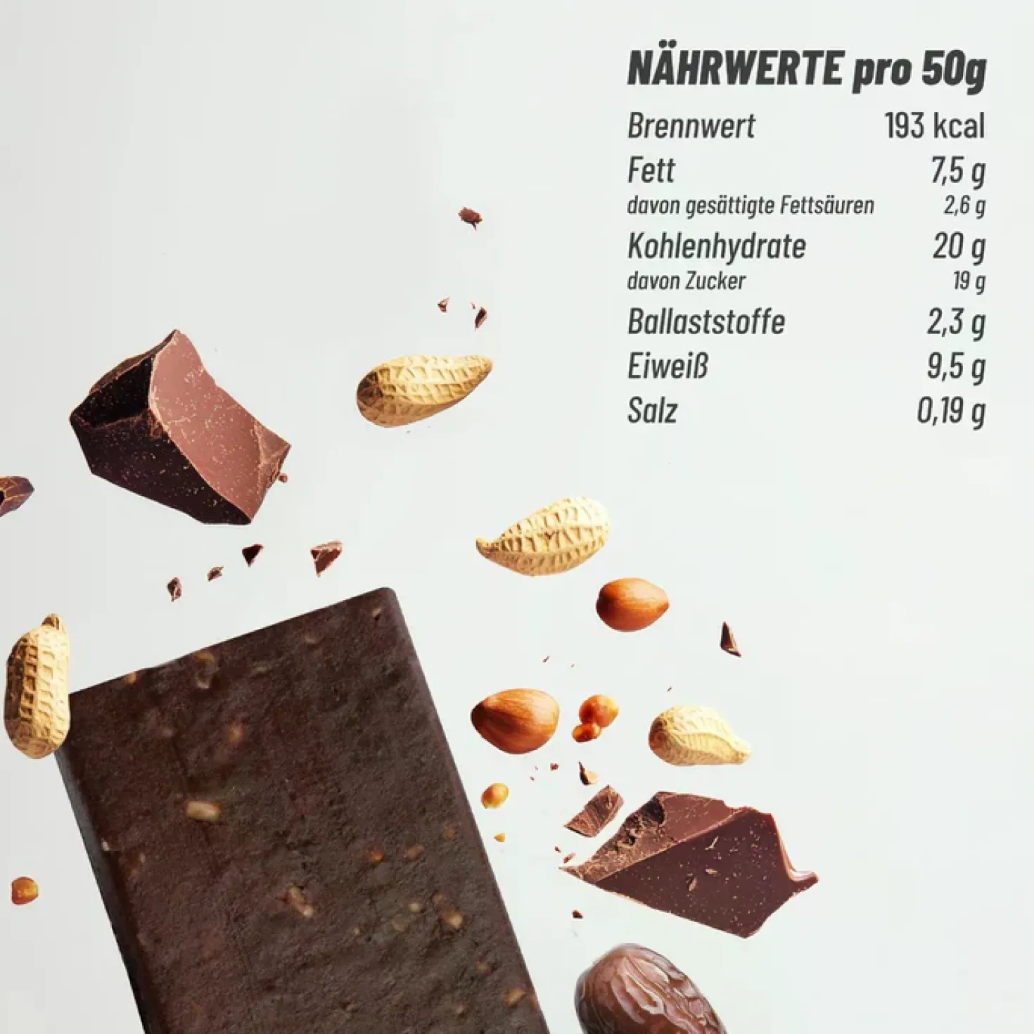 Bio Protein Energy Bars Cacao Peanut (12x50g)