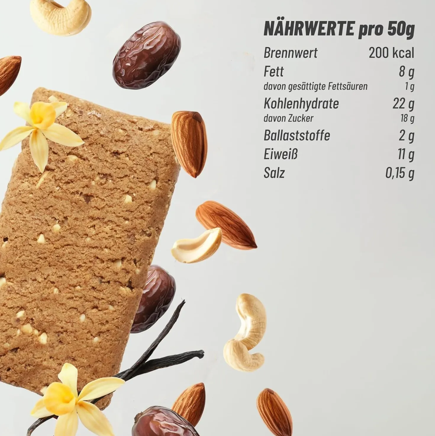 Bio Protein Energy Bars Vanilla Almond (12x50g)